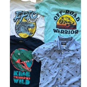 Bundle OshKosh B’gosh boys T-Shirts size 8